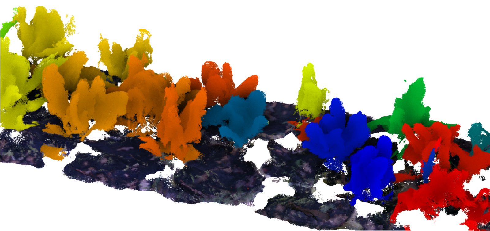 3D Point Cloud of a Bed